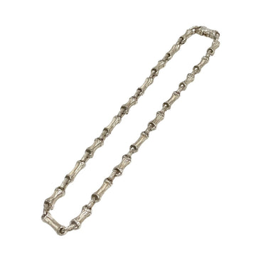 TIFFANY&Co.  Bamboo Motif Silver 925 Necklace Men's Women's Accessories