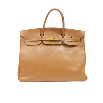 HERMES Birkin 40 Handbag Gold G Hardware Couchevel E Stamp Ladies Men's Bag