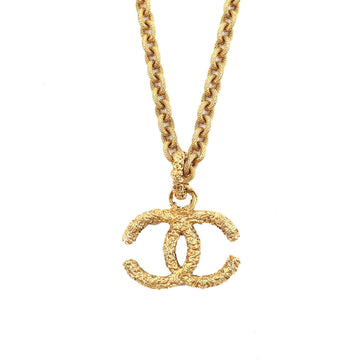 Chanel here mark long necklace gold vintage accessories Vintage Necklace