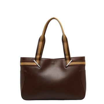 GUCCI GG Canvas 002 1135 Women's Leather Handbag,Tote Bag Brown