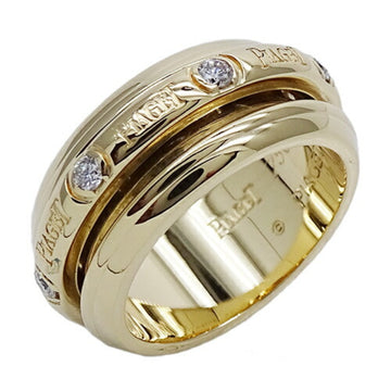 PIAGET Ring Women's 750YG 7P Diamond Possession Yellow Gold #52 About 12.5 Polished