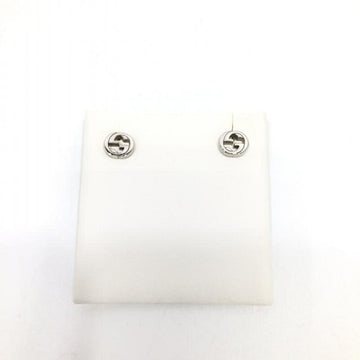GUCCI Interlocking G Silver Earrings 356289-J8400-8106