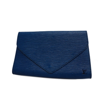 LOUIS VUITTONAuth  Epi Art Deco M52635 Women's Clutch Bag Toledo Blue