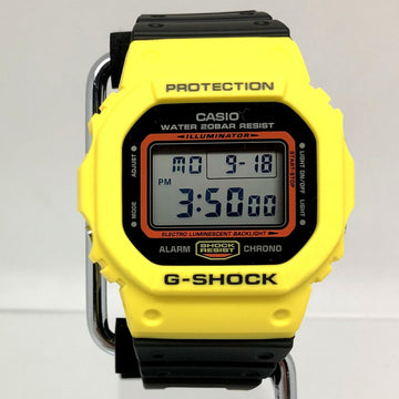CASIO G-SHOCK Watch DW-5600TB-1 THROW BACK 1983 Black Yellow Digital Quartz