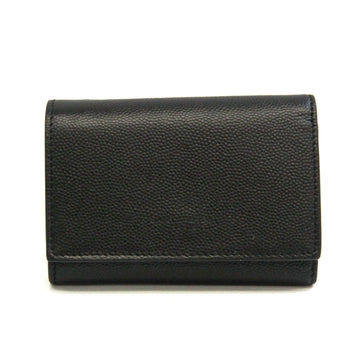 SAINT LAURENT Key Case 533719 Men,Women Leather Wallet [tri-fold] Black
