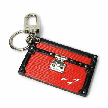 LOUIS VUITTON Keyring Keychain Epi Petite Mar M00005 Trunk Red Black Accessories Bag Charm Ladies  keyring bag charm epi