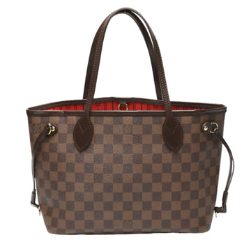 LOUIS VUITTON Handbag Damier Neverfull PM N51109  Brown