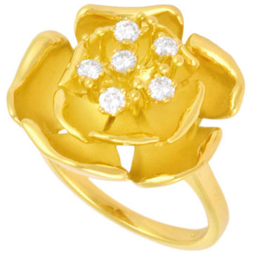 Piaget diamond ring flower K18YG #14
