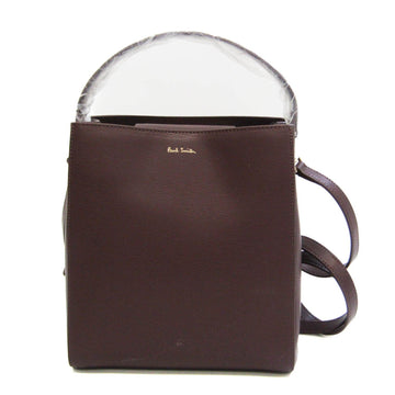 PAUL SMITH PWR650 Women's Leather Handbag,Shoulder Bag Bordeaux [close To Brown]