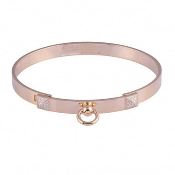 HERMES Collier de Chien Bracelet K18PG Pink gold