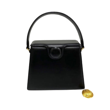 GIVENCHY 4G Logo Leather Genuine Vanity Handbag Mini Tote Bag Black