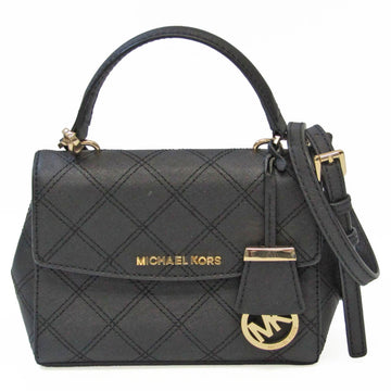 MICHAEL KORS Ava Extra-Small 32F5GAVC1T Women's Leather Handbag,Shoulder Bag Black