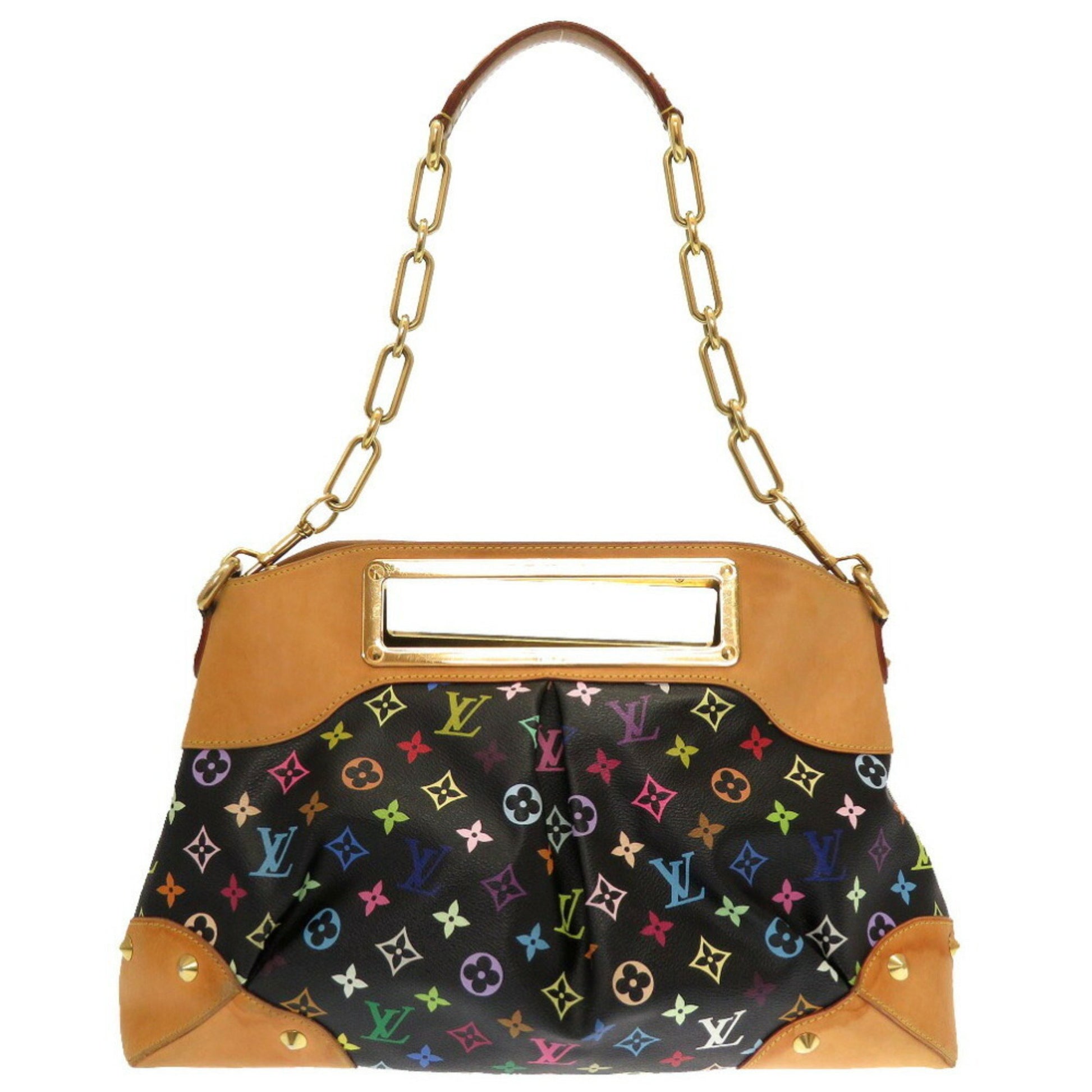Louis Vuitton Monogram Multicolor Judy GM Black M40256 Shoulder Bag Ha