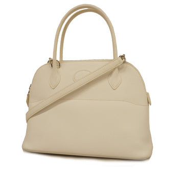 Hermes Bolide Hermes 2way Bag Bolide 27 R Engraved Vo Epson Women's Handbag,Shoulder Bag White