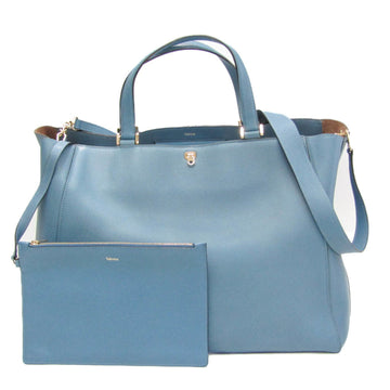 VALEXTRA Women,Men Leather Handbag,Shoulder Bag Blue
