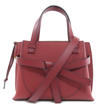 Loewe 2WAY Gate Top Handle Bag Mini Handbag Calf Ladies LOEWE