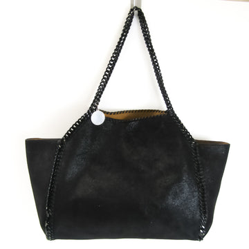 Stella McCartney 507185 W8248 Women's Faux Leather Tote Bag Black