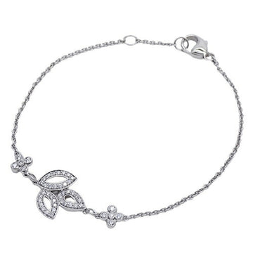 HARRY WINSTON bracelet Lady's Pt950 diamond lily cluster platinum BRDPSM1MLC