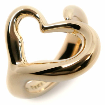 TIFFANY&Co.  Open Heart Elsa Peretti K18 Yellow Gold No. 10 Women's Ring