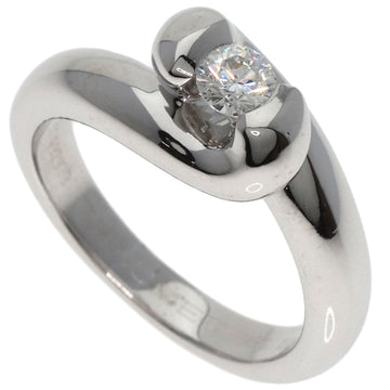 CHAUMET Turban Diamond Ring K18 White Gold Women's