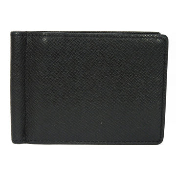 LOUIS VUITTON Bifold Wallet Portefeuille Pants LV Logo Money Clip Bill Holder Card Case RFID Taiga Noir M62978 Men's Billfold