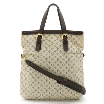 LOUIS VUITTON Monogram Francoise Handbag Shoulder Bag Canvas Leather Khaki M92209