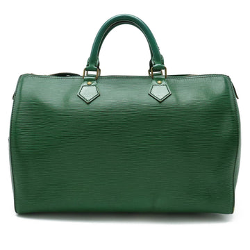 LOUIS VUITTON Epi Speedy 35 Handbag Boston Bag Leather Borneo Green M42994