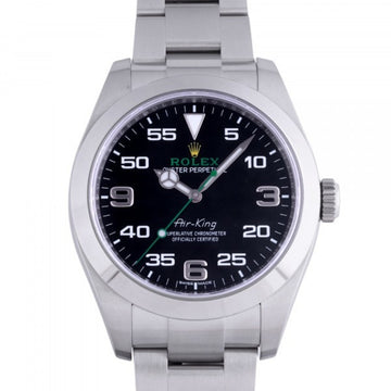 ROLEX Air King 116900 black dial watch men