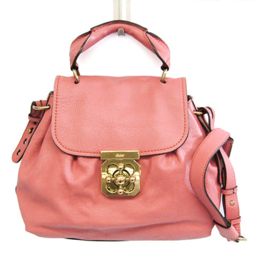 CHLOE Elsie Women's Leather Handbag,Shoulder Bag Light Pink