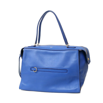 Celine Shoulder Bag Blue Ladies Leather