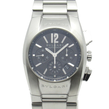 BVLGARI Ergon Chrono Day-Date Wrist Watch Watch Wrist Watch EG35SCH Mechanical Automatic Black Stainless Steel EG35SCH