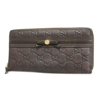 Guccissima Long Wallet Mayfair 257003 Women's Long Wallet (bi-fold) Brown