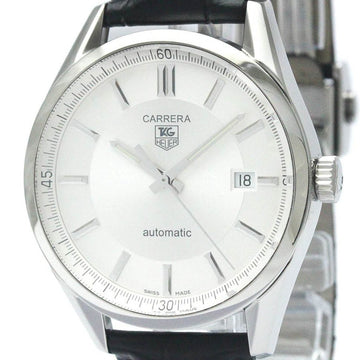 TAG HEUERPolished  Carrera Calibre 5 Steel Automatic Mens Watch WV211A BF568277