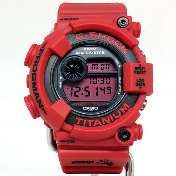 CASIO G-SHOCK  watch DW-8200F-4JR FROGMAN Master of G 2000 year special edition model red frog digital quartz screw back