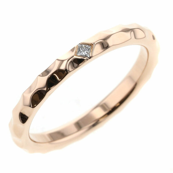Monogram Infini Engagement Ring, Pink Gold And Diamonds