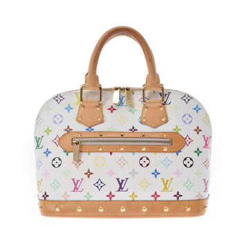 LOUIS VUITTON Multicolor Alma White M92647 Ladies Monogram Handbag