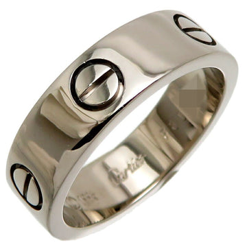 CARTIER #55 750WG Love Women's/Men's Ring B4084700 750 White Gold No. 14.5