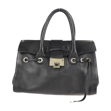 JIMMY CHOO Riley handbag leather black 2WAY shoulder bag