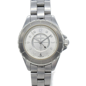 CHANEL J12 Chromatic 8P Diamond Wrist Watch Wrist Watch H3401 Quartz Silver ceramic diamond H3401