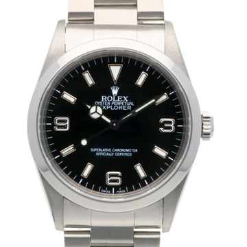 ROLEX Explorer Oyster Perpetual Watch SS 14270 Men's