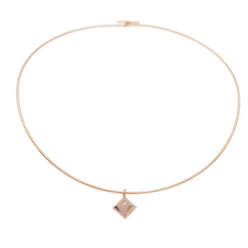 Hermes Collier de Cyan K18PG Omega Necklace 750 Pink Gold Choker