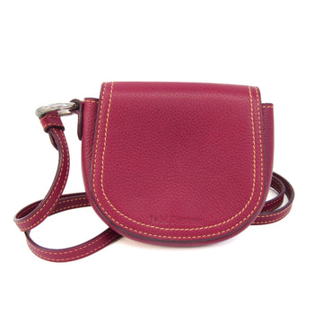 J&M DAVIDSON Saddle Bag Nano Mini Pochette Women's Leather Shoulder Bag Light Purple