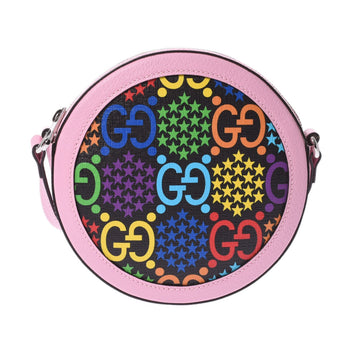 Gucci GG Psychedelic Round Pink / Multicolor 603938 Ladies Supreme Canvas Shoulder Bag Shindo