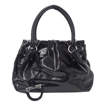 SALVATORE FERRAGAMO Bag Ladies Handbag Enamel Black Outing