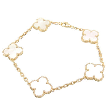 Van Cleef & Arpels Alhambra Ladies Bracelet White Shell