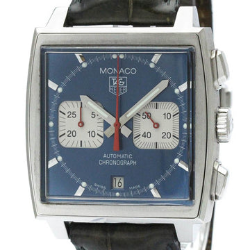 TAG HEUERPolished  Monaco Chronograph Steve McQueen Steel Watch CW2113 BF566323