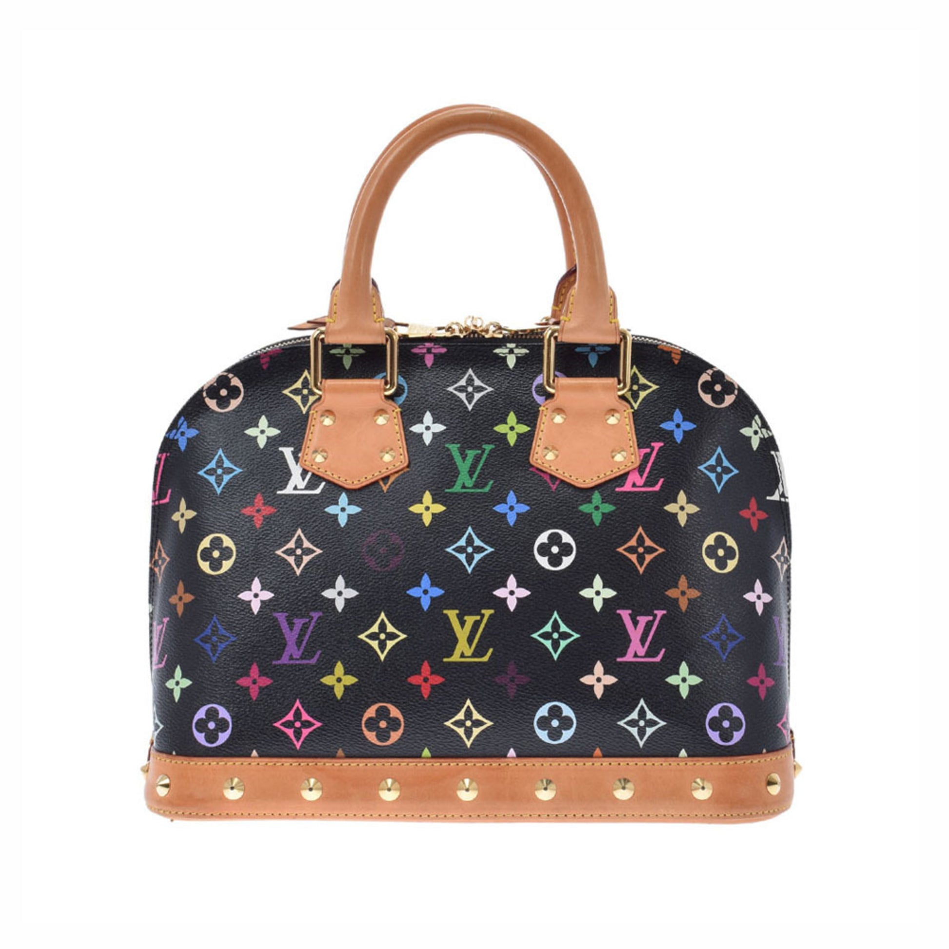 Authenticated Used Louis Vuitton Monogram Multicolore Annie GM M40304  Women's Shoulder Bag,Tote Bag Noir 