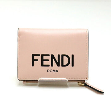 Fendi Bi-Fold Wallet Medium Coin Purse Pink 8M0447 ADP6 F1CN7