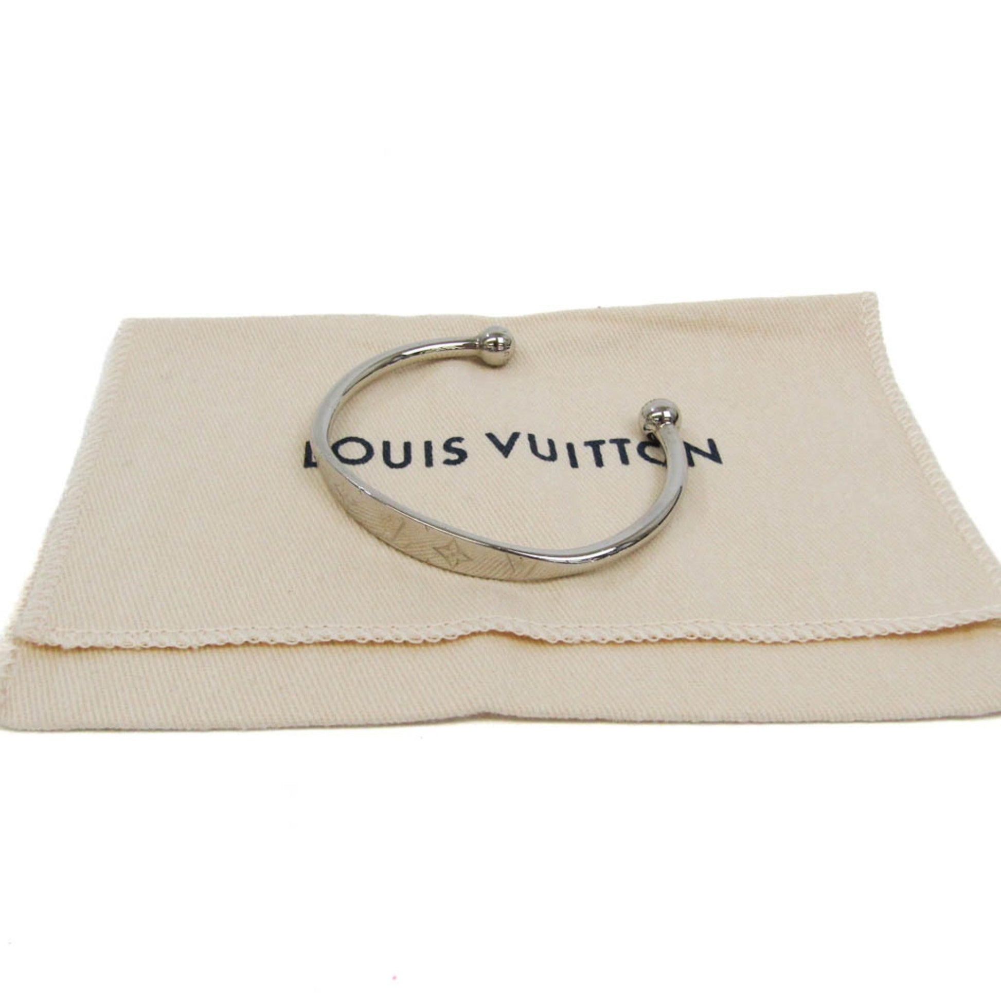Louis Vuitton Silver Monogram Jonc Bangle Silvery Metal ref.171058 - Joli  Closet