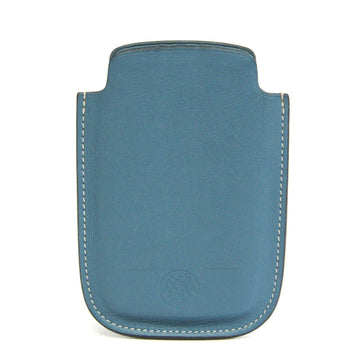 HERMES Leather Phone Pouch/sleeve Blue Jean BLACKBERRY blackberry case